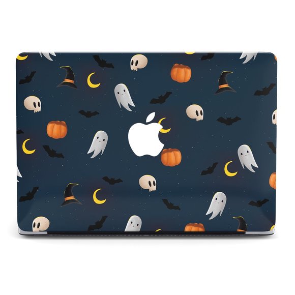 Halloween Trick or Treat Ghost case for apple MacBook All Generations Air Pro - Picture 1 of 5